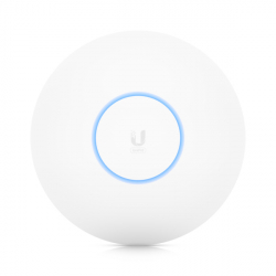 Безжично у-во Точка за достъп Ubiquiti U6-LR, WiFi 6, 1x GbE порт, 4x4 MIMO, без PoE адаптер