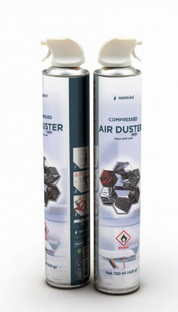 Почистващ продукт Спрей GEMBIRD Compressed air duster (flammable)