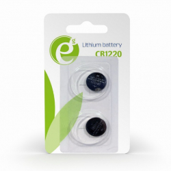 Батерия Батерия GEMBIRD Button cell CR1220, 2-pack