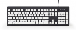 Клавиатура GEMBIRD KB-CH-01, "Chocolate" keyboard, USB, black