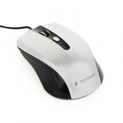 Мишка GEMBIRD MUS-4B-01-BS Optical mouse, USB, черно-сиво