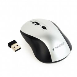 Мишка GEMBIRD MUSW-4B-02-BS Wireless optical mouse, черно-сиво