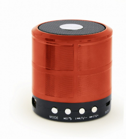 Bluetooth Колонкa Тонколона GEMBIRD SPK-BT-08-R Bluetooth speaker, червена