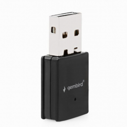 WiFi безжична карта/адаптер Мрежов компонент GEMBIRD WNP-UA300-01 Mini USB WiFi adapter, 300 Mbps
