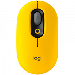 Мишка Безжична мишка Logitech POP, жълт/черен