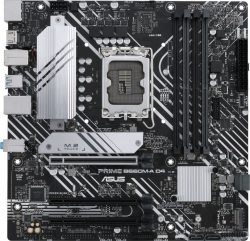 Дънна платка ASUS PRIME B660M-A D4, LGA 1700 mATX, 4x DDR4, Dual M.2, Aura Sync RGB