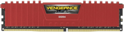 Памет Памет CORSAIR VENGEANCE LPX, 8GB (1 x 8GB), DDR4, 2400MHz, C16, Red