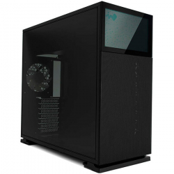 Кутия Chassis In Win N127 Mid Tower, Tempered Glass, Mesh Front, Nebula Panel