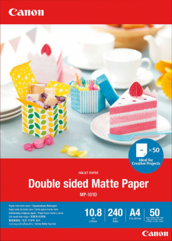 Хартия за принтер Canon Double Sided Matte Paper MP-101 A4 (50 sheets)