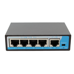 Комутатор/Суич PoE Switch 10/100, 4 ports + 1 Uplink x 100Mbit, 1.0Gbps IEEE802.3af