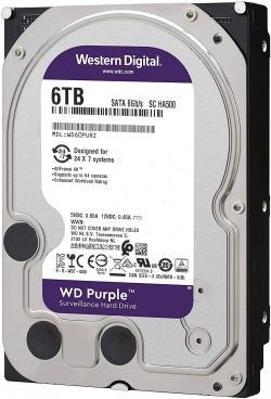 Хард диск / SSD HDD AV WD Purple (3.5'', 6TB, 256MB, 5400 RPM, SATA 6 Gb-s)