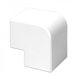 Елемент Равнинен ъгъл за кабелен канал 25x30 мм, бял
