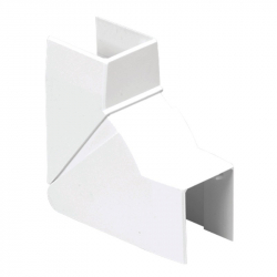 Елемент Вътрешен ъгъл за кабелен канал 25x30 мм, бял