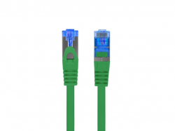 Медна пач корда Lanberg patch cord CAT.6A FTP LSZH CCA 0.5m Fluke Passed, green