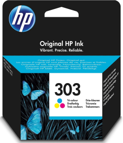 Тонер за лазерен принтер HP 303 Tri-color Original Ink Cartridge