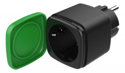 Контакт Смарт контакт DELTACO SH-OP01, Google Assistant, Alexa, 13А, WiFi 2.4Ghz