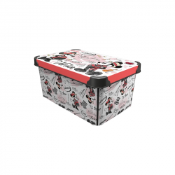 Продукт Disney Кутия за съхранение Венеция, червена, 5 L