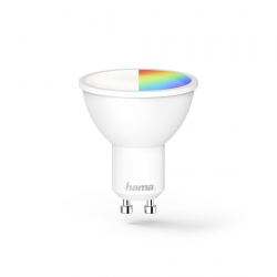 LED Крушка LED крушка HAMA, Wi-fi, 5.5W, 2700 - 6500 K, Димираща, RGB, GU 10, bulb