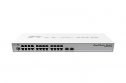 Комутатор/Суич Switch MikroTik CRS326-24G-2S+RM, 24xGE, 2xSFP+, 800MHz, 512MB, L5
