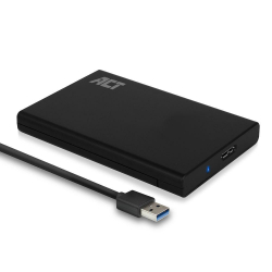 Кутия/Чекмедже за HDD Чекмедже за твърд диск ACT AC1215, 2.5, USB 3.0, Черен