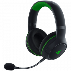 Слушалки Razer Kaira X for Xbox - Black, Gaming Headset, TriForce 50mm Drivers, HyperClear Cardioid Mic, Flowknit memory foam ear Cushions, 3.5mm Connection, On-earcup audio controls