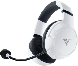 Слушалки Razer Kaira, геймърски, с кабел, вграден микрофон, покриващо ухо, бял цвят