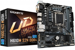 Дънна платка GIGABYTE H610M S2H DDR4 LGA 1700 1xHDMI 1xDP 1xD-Sub 1xDVI-D 4xSATA 6Gb-s