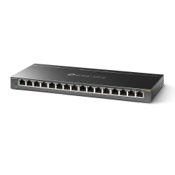 Комутатор/Суич 16-портов неуправляем гигабитов комутатор TP-Link TL-SG116E