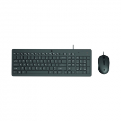Клавиатура HP Комплект - и клавиатура 150, с кабел, черни