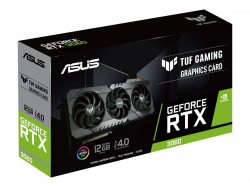 Видеокарта ASUS TUF Gaming GeForce RTX 3060 V2 OC Edition 12GB GDDR6 2xHDMI 3xDP