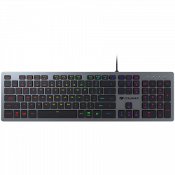 Клавиатура COUGAR VANTAR AX BLACK, Gaming Keyboard, Flat Caps With Scissor-Switch, CNC
