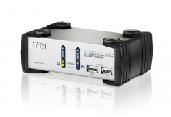KVM продукт KVMP превключвател, ATEN CS1732A, 2-портов, PS-2-USB, VGA-Audio