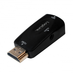 Кабел/адаптер Adapter HDMI M - VGA F + 3.5mm, 1080p, CV0107