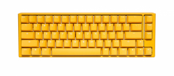 Клавиатура Геймърскa механична клавиатура Ducky One 3 Yellow SF 65, Cherry MX Red суичове