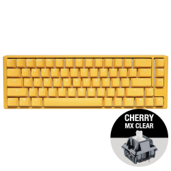 Клавиатура Геймърскa механична клавиатура Ducky One 3 Yellow SF 65, Cherry MX Clear суичове