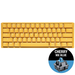 Клавиатура Геймърскa механична клавиатура Ducky One 3 Yellow Mini 60, Cherry MX Blue суичове