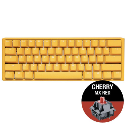 Клавиатура Геймърскa механична клавиатура Ducky One 3 Yellow Mini 60, Cherry MX Red суичове