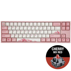 Клавиатура Геймърскa механична клавиатура Ducky x Varmilo Miya Sakura V2 65%, Cherry