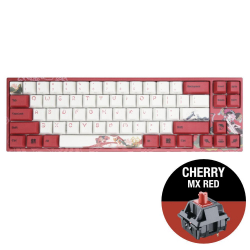 Клавиатура Геймърскa механична клавиатура Ducky x Varmilo Miya Koi 65%, Cherry MX Red