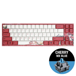 Клавиатура Геймърскa механична клавиатура Ducky x Varmilo Miya Koi 65%, Cherry MX Blue