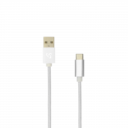 Кабел/адаптер SBOX USB-TYPEC-0.5 :: USB 2.0 кабел, Type A - Type C, M-M, 0.5 м