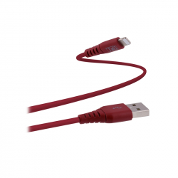 Кабел/адаптер TNB Кабел, USB Type-A към Lightning, 1.5 m, червен