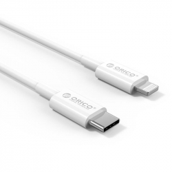 Кабел/адаптер USB Type-C към Lightning кабел Orico CL01-10-WH 1 метър
