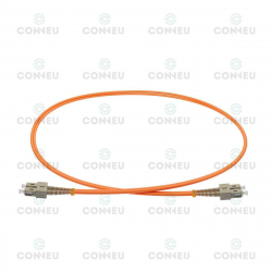 Оптична пач корда SC-SC мултимод OM2 дуплекс 3мм оптичен пач кабел — 0.50 метра на най-ниска цени
