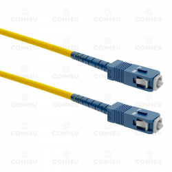 Оптична пач корда SC-UPC-SC-UPC, симплекс, сингъл мод OS2, 3 мм оптичен пач кабел Изберете дължина 15 метра