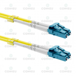 Оптична пач корда LC-UPC-LC-UPC, дуплекс, сингъл мод OS2, 2 мм оптичен пач кабел &mdash; 3 метра