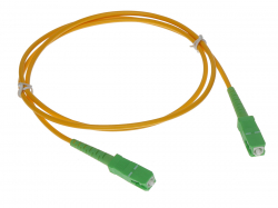 Оптична пач корда Оптични пач корди SC-APC-SC-APC сингъл мод, симплекс, 2 мм кабел, 3м.