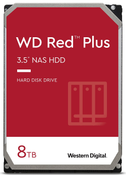 Хард диск / SSD Western Digital Red Plus 8TB SATA 6Gb-s 3.5inch 128MB cache Internal HDD Bulk