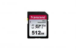 SD/флаш карта Transcend 512GB SD Card UHS-I U3 A2 Ultra Performance
