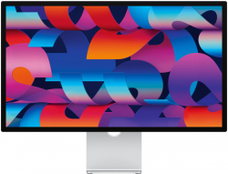 Монитор Apple Studio Display, 27" 5120 x 2880, IPS, 60 Hz, 600 cd/m2, 3x USB Type-C, Сребрист